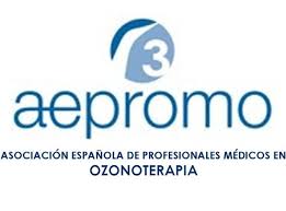 Logo de la Asociación Española de Profesionales Médicos en Ozonoterapia (AEPROMO)